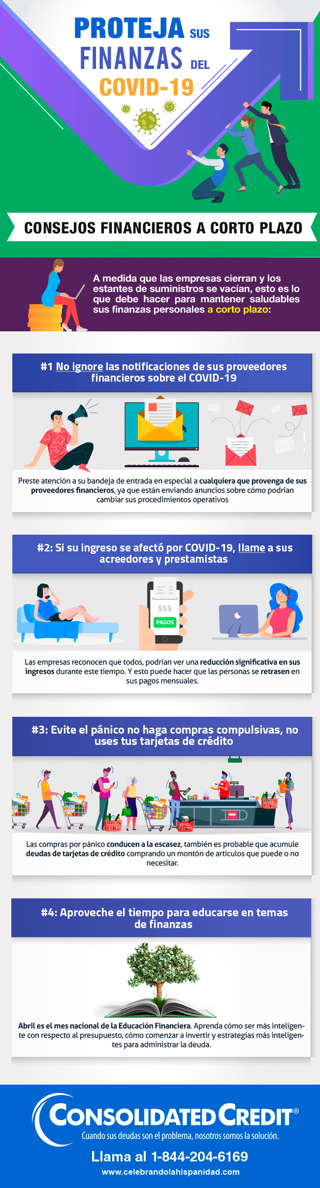 Consejos Financieros a corto plazo contra el COVID-19
